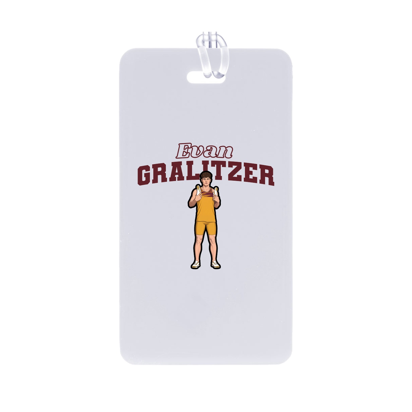 Bag Tag — Name Arch in Classic