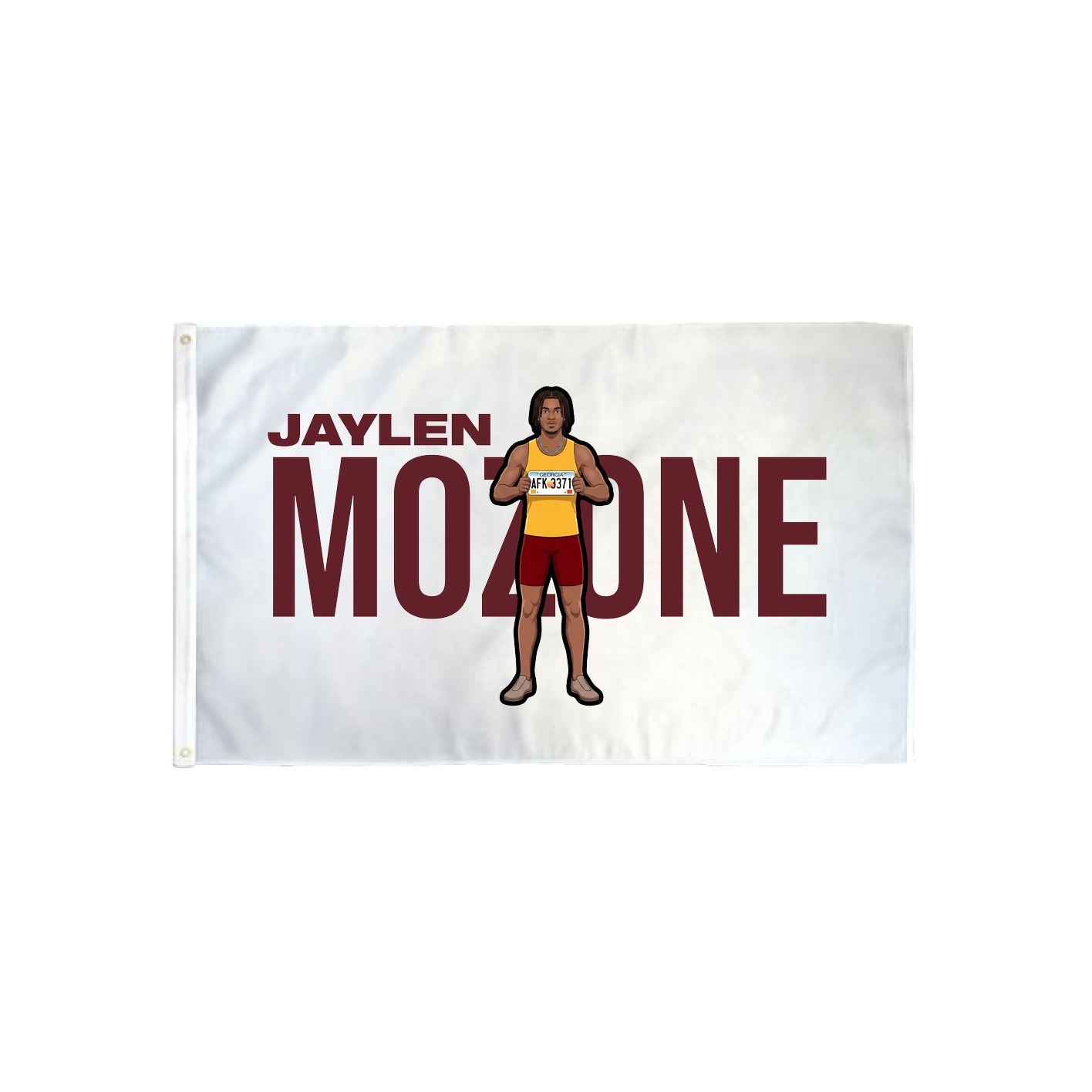 3x5 Flag — Player Name in Classic