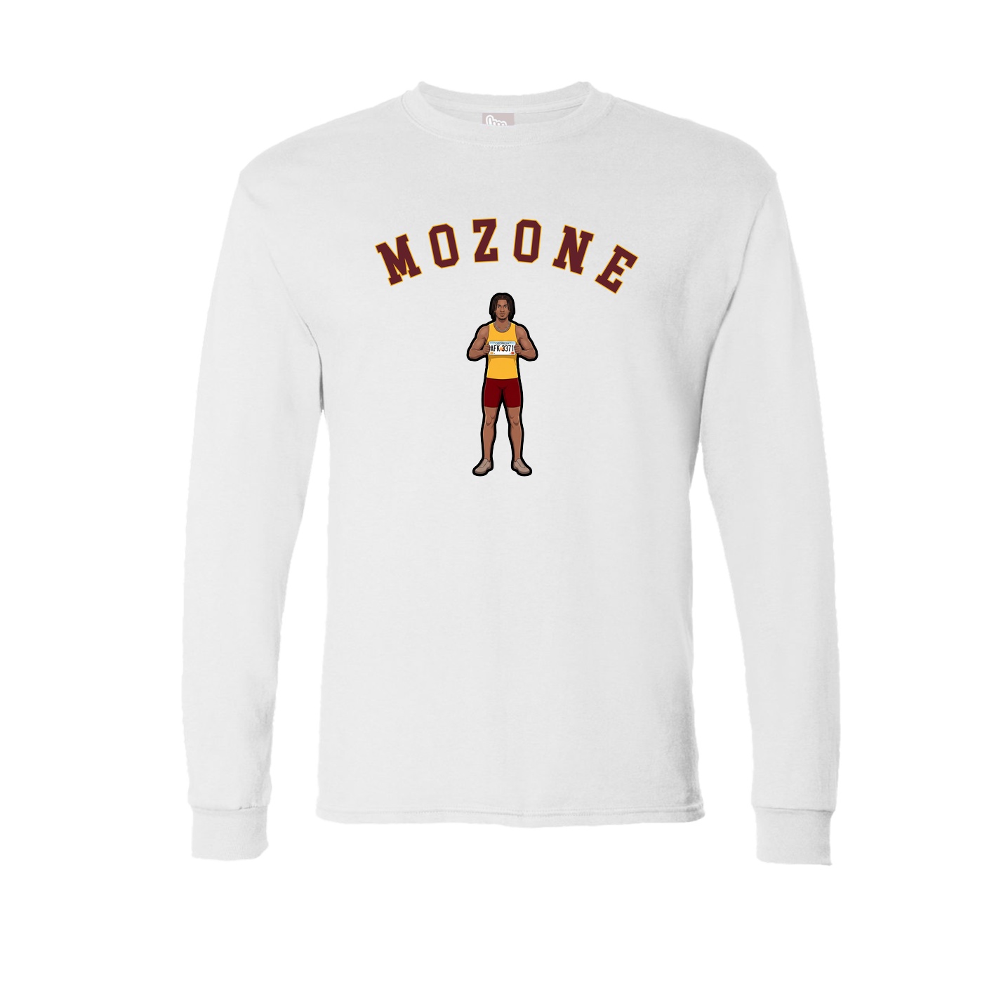 Long Sleeve Tee — Shirsey Arch in White