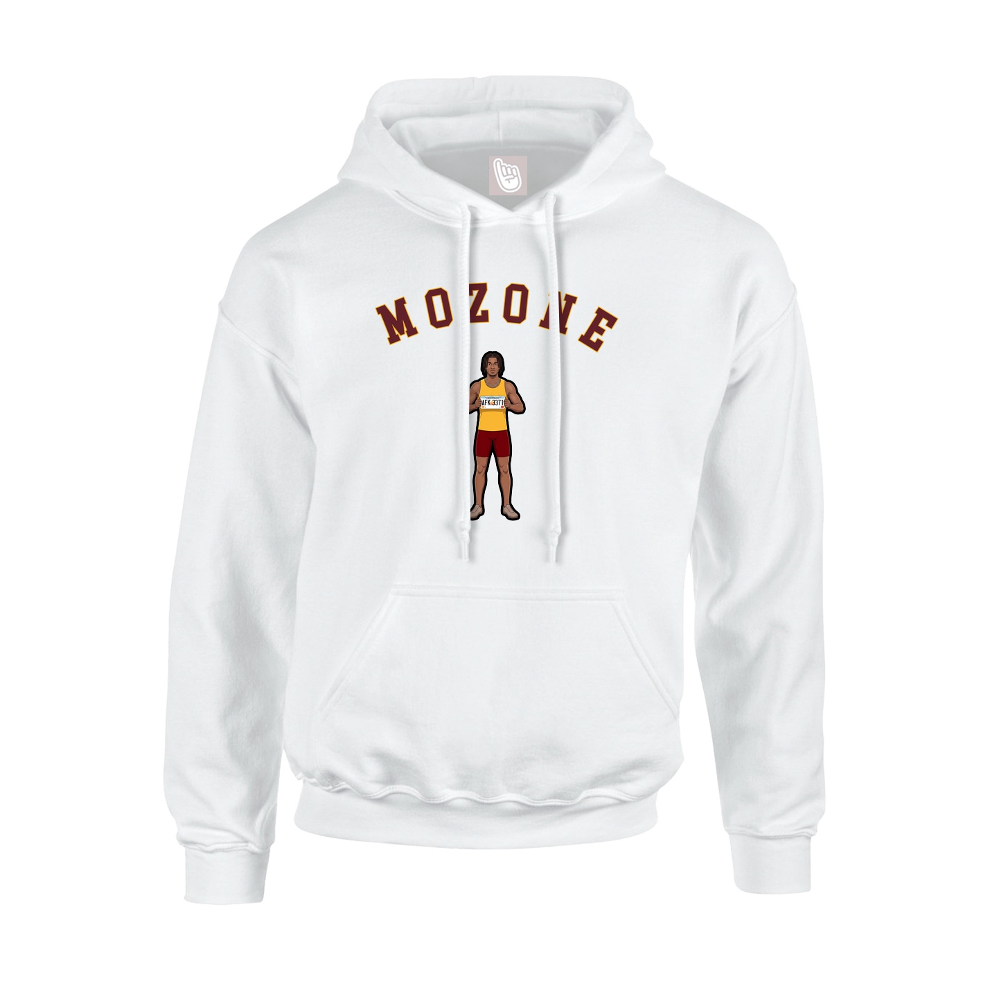 Hoodie — Shirsey Arch in White
