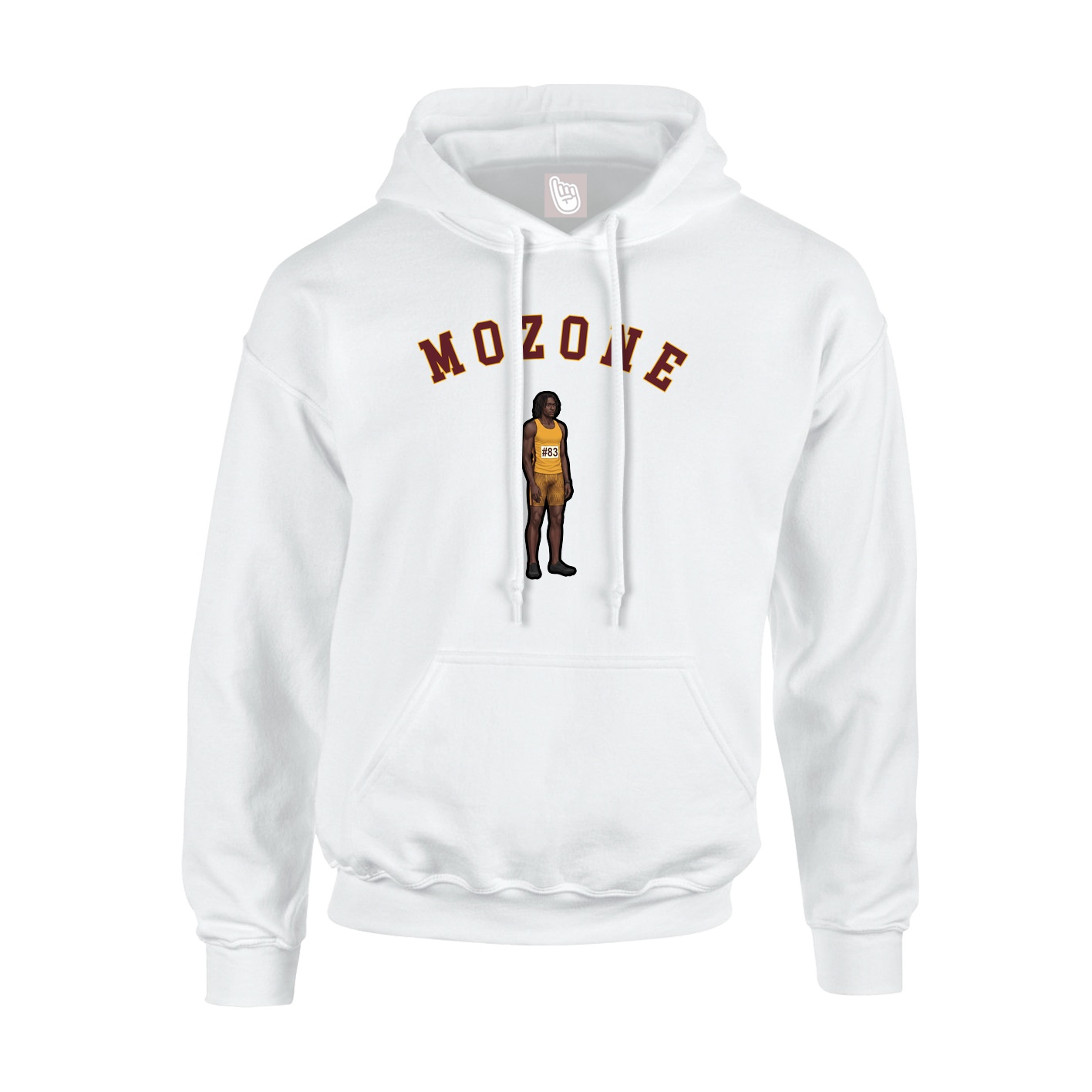 Youth Hoodie — Shirsey Arch in White