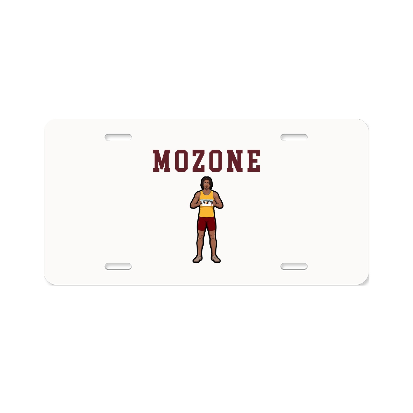 License Plate — Shirsey in Classic