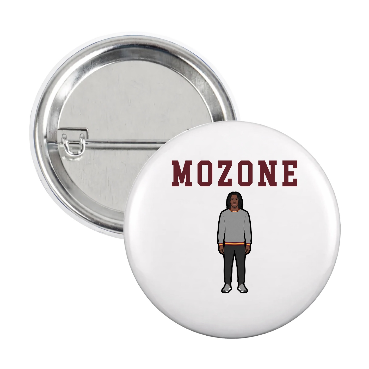 Game Day Button — Shirsey in White