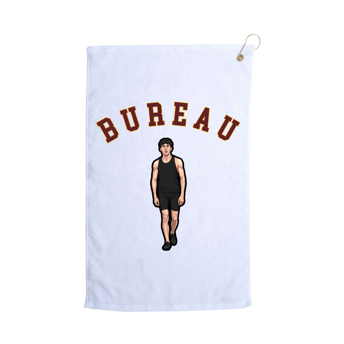 Golf Towel — Shirsey Arch in White