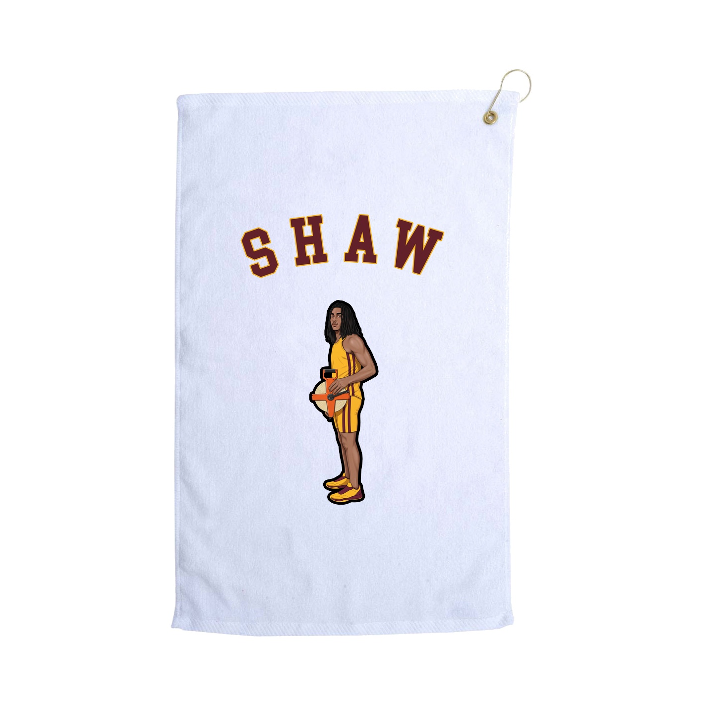 Golf Towel — Shirsey Arch in White