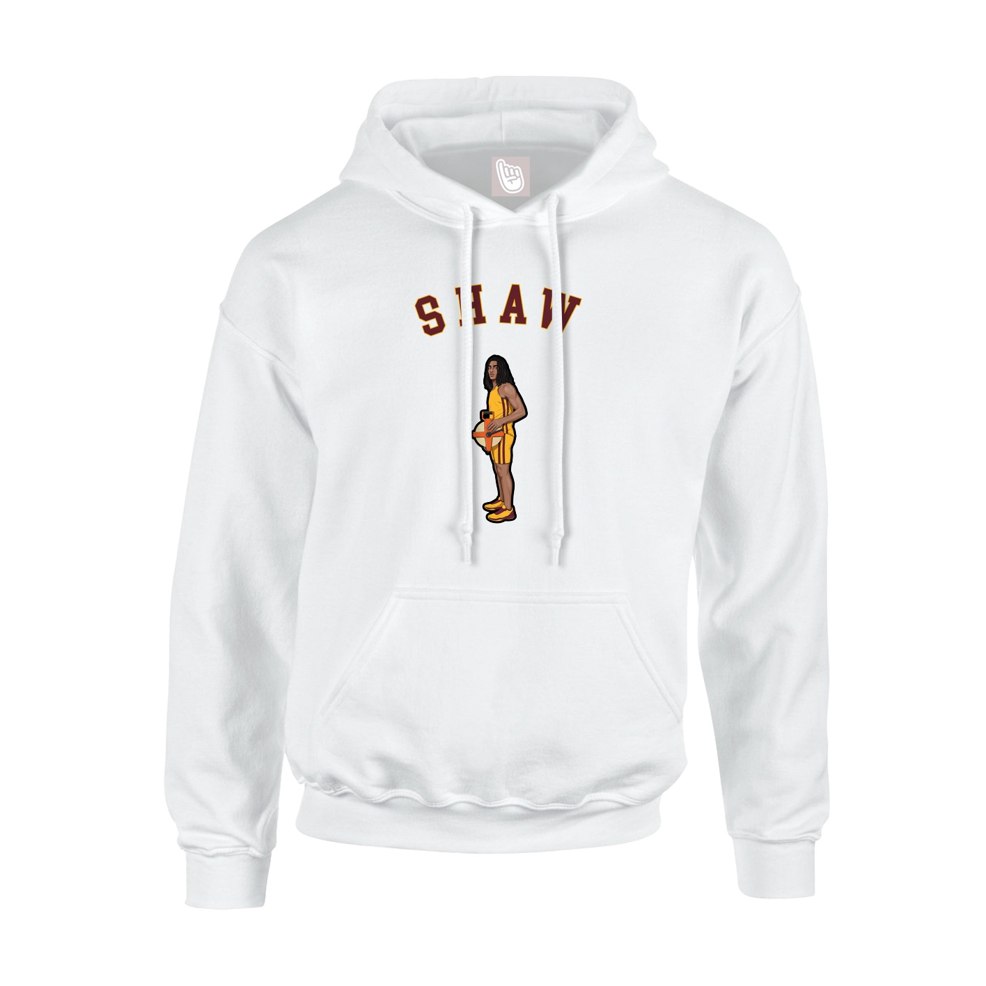 Hoodie — Shirsey Arch in White