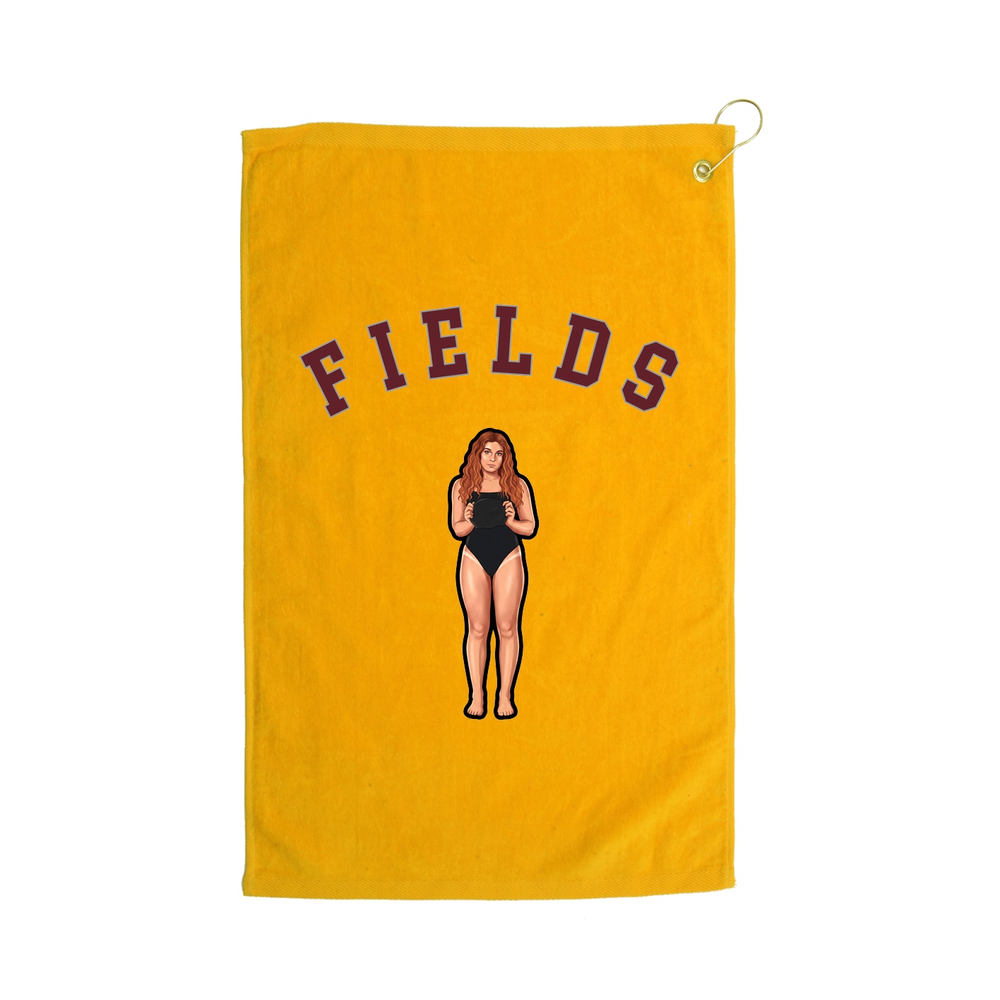 Golf Towel — Shirsey Arch in Gold