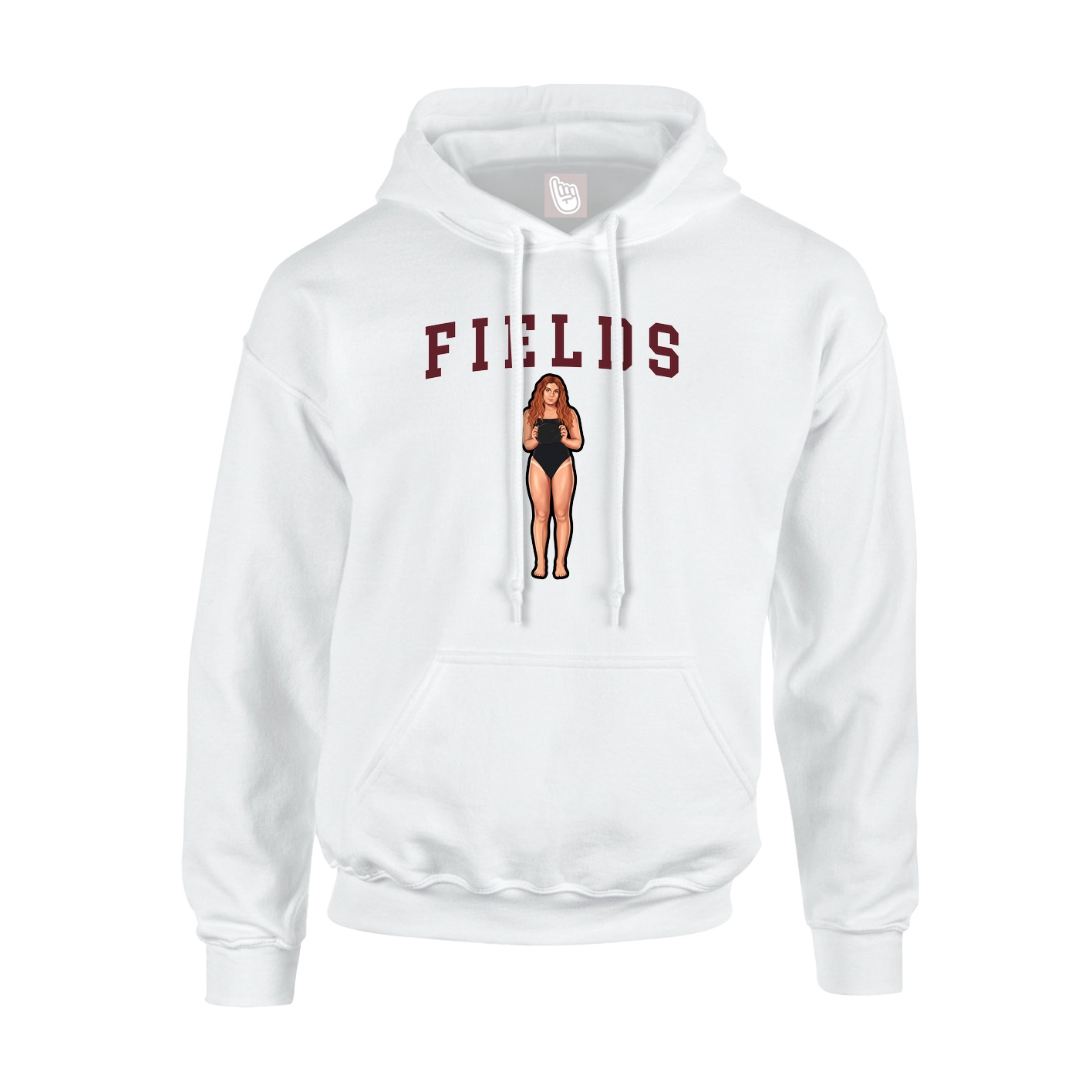 Hoodie — Shirsey in White