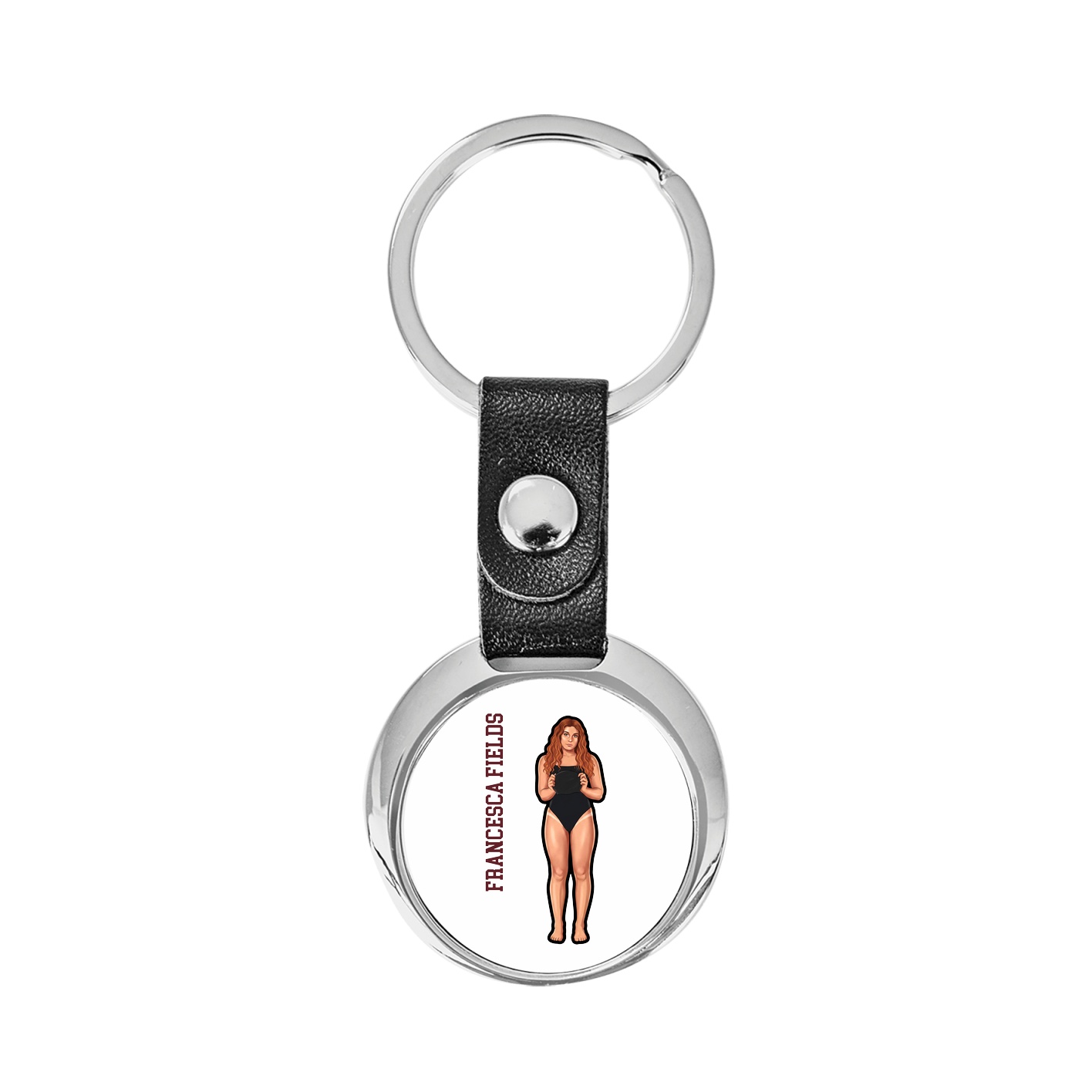 Key Chain — Name Vertical in Classic