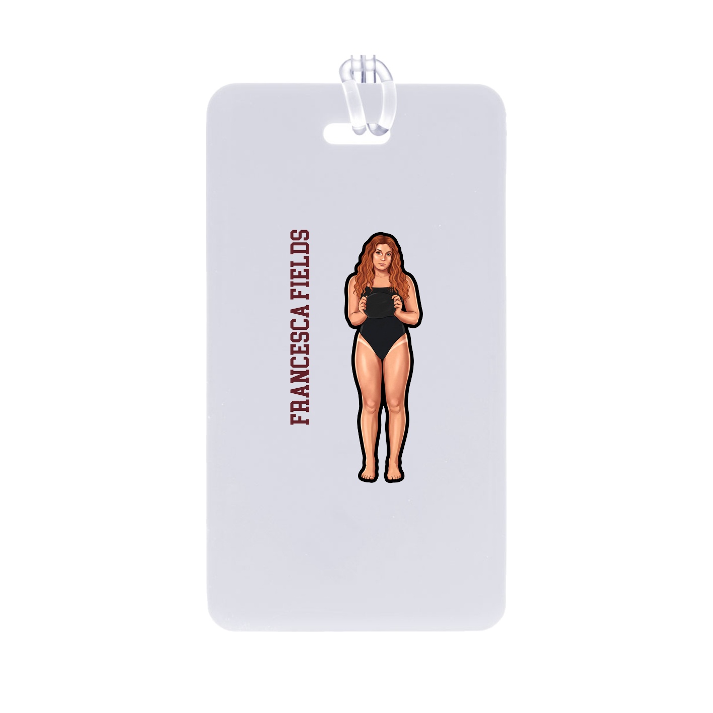 Bag Tag — Name Vertical in Classic