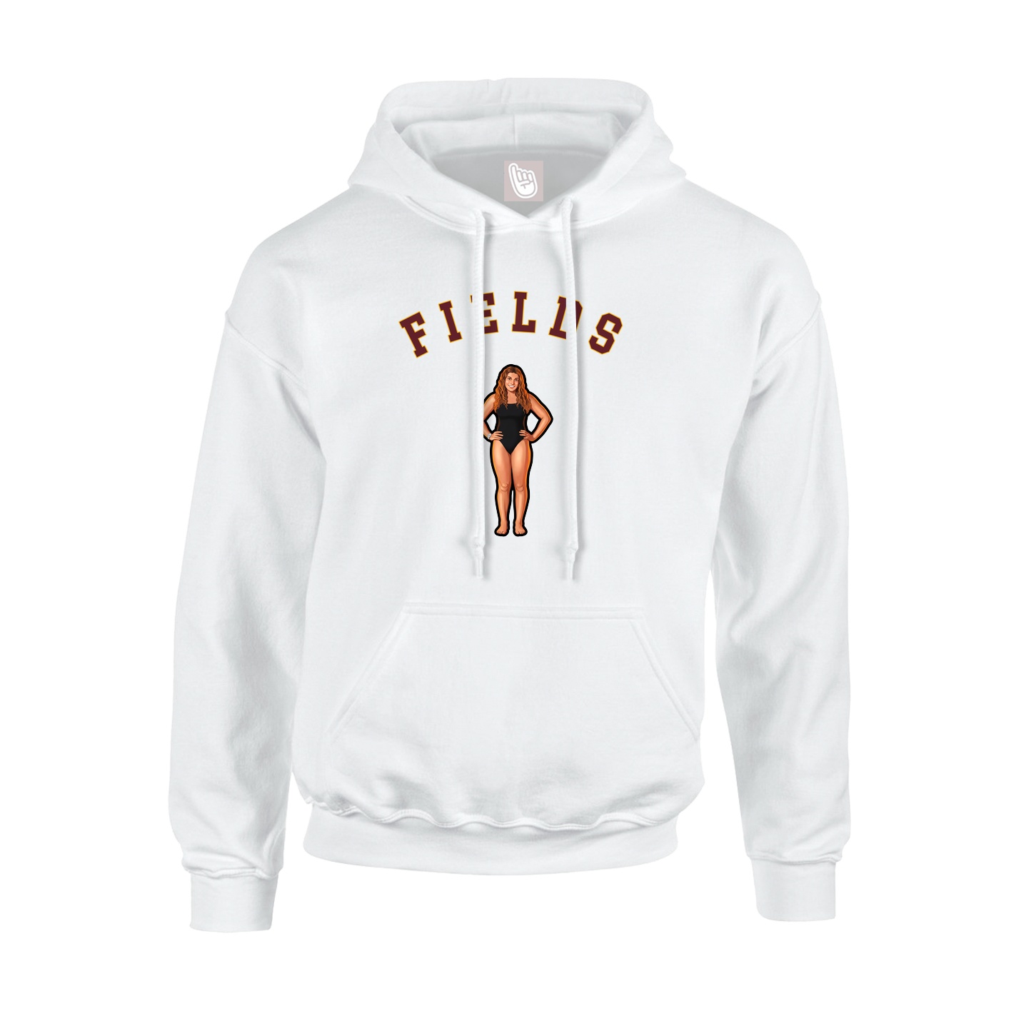 Hoodie — Shirsey Arch in White