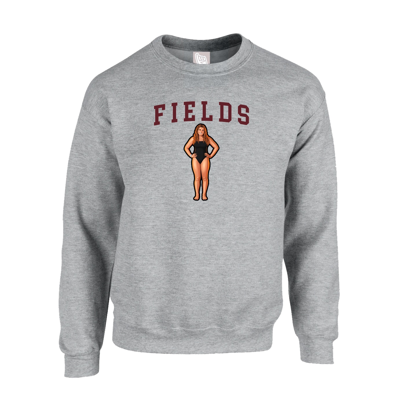 Fleece Crew — Shirsey in Grey