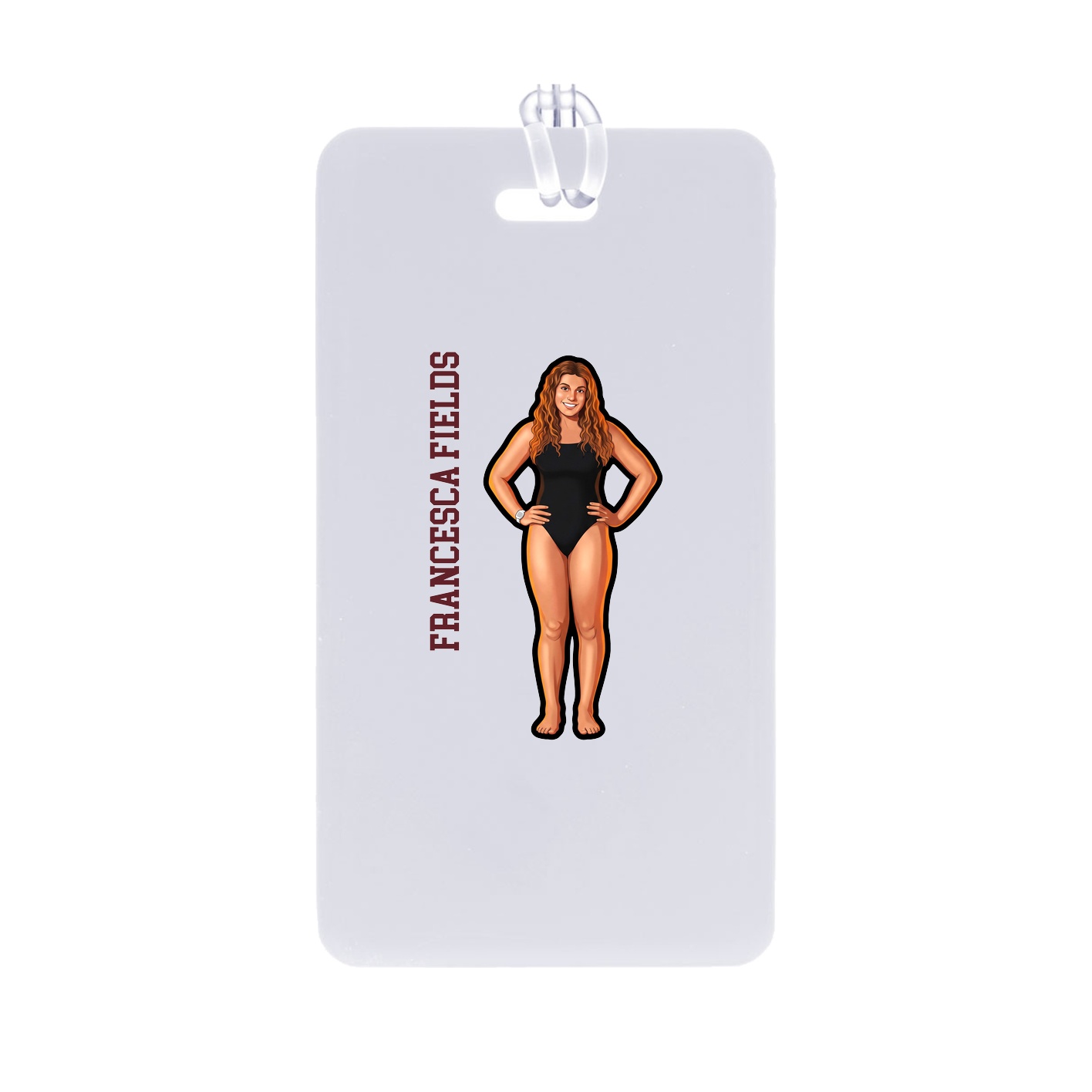 Bag Tag — Name Vertical in Classic