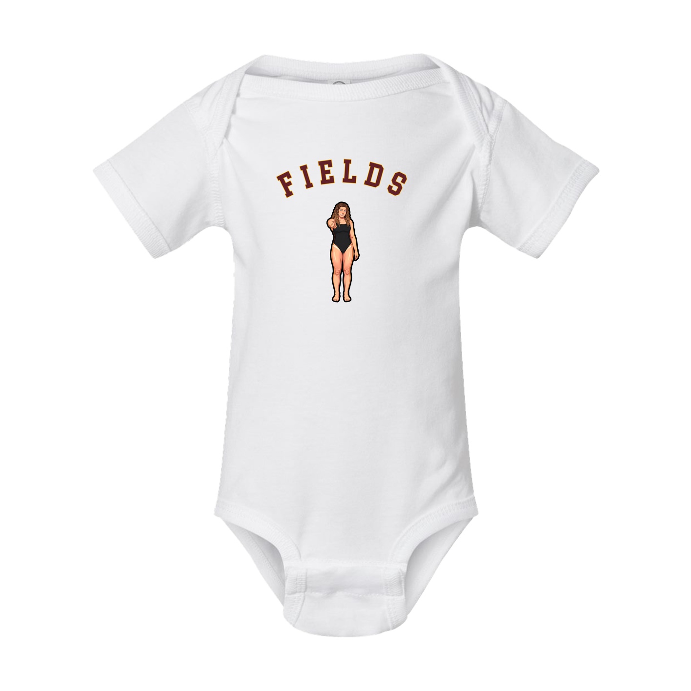 Baby Onesie — Shirsey Arch in White