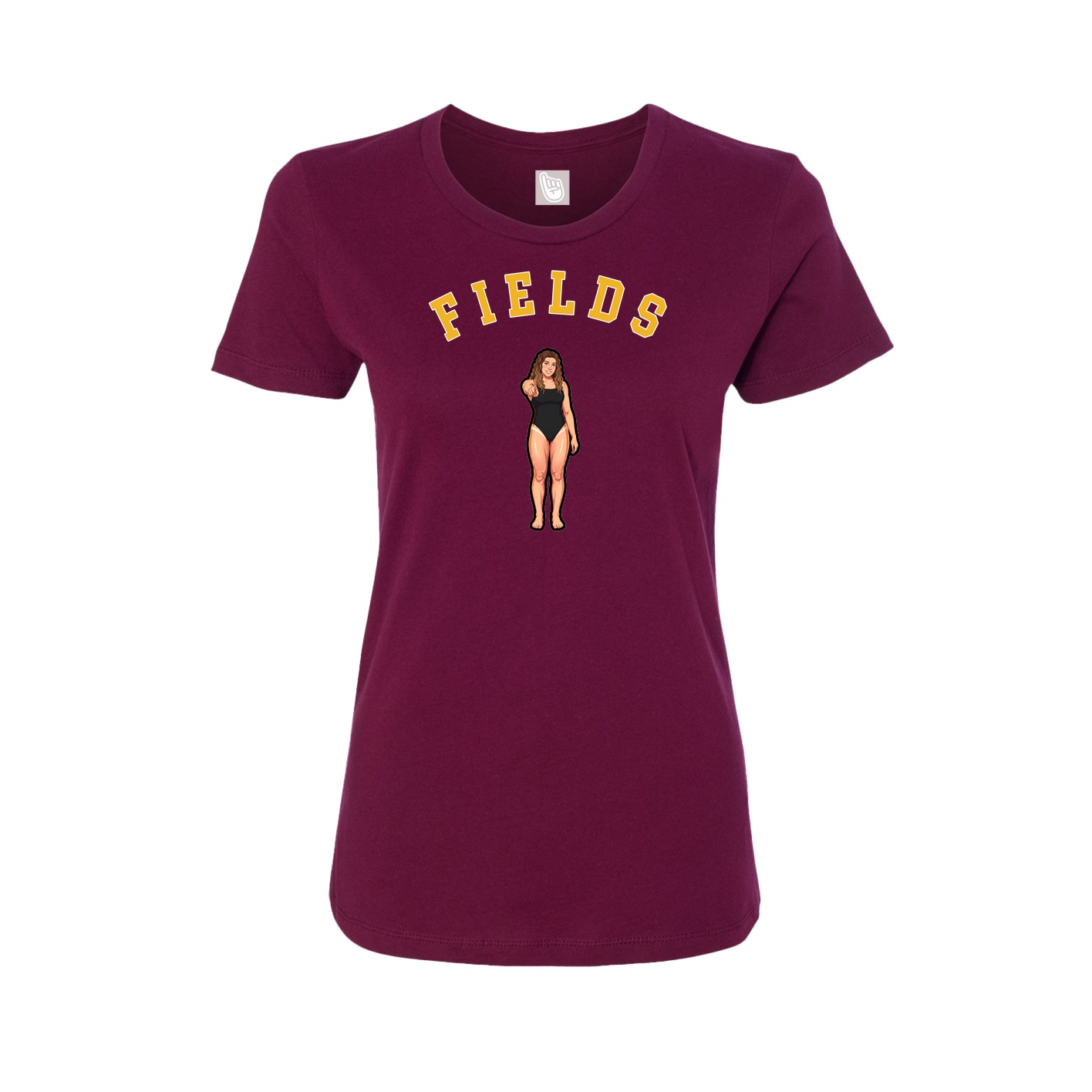 Womens Tee — Shirsey Arch in Maroon
