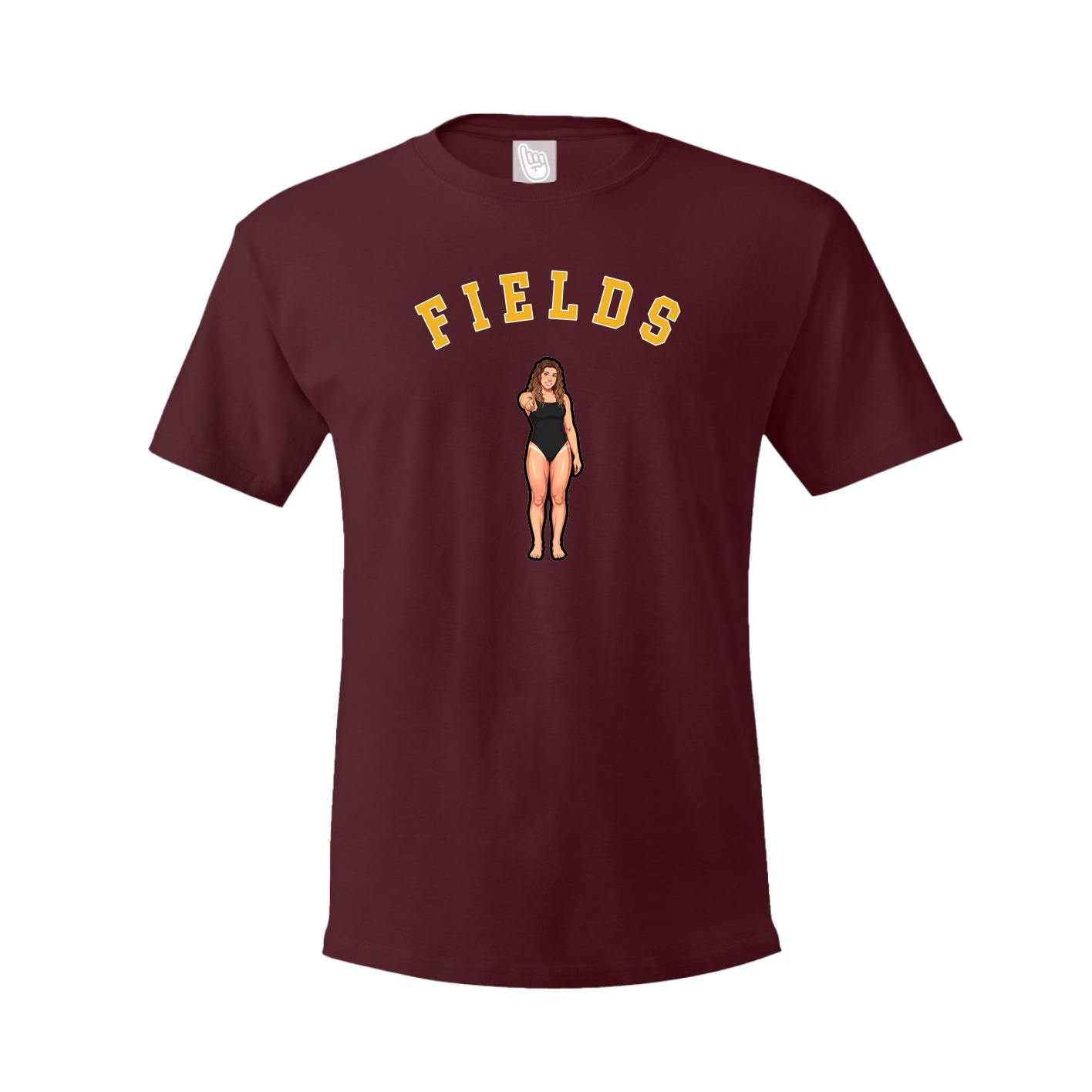 Youth Tee — Shirsey Arch in Maroon