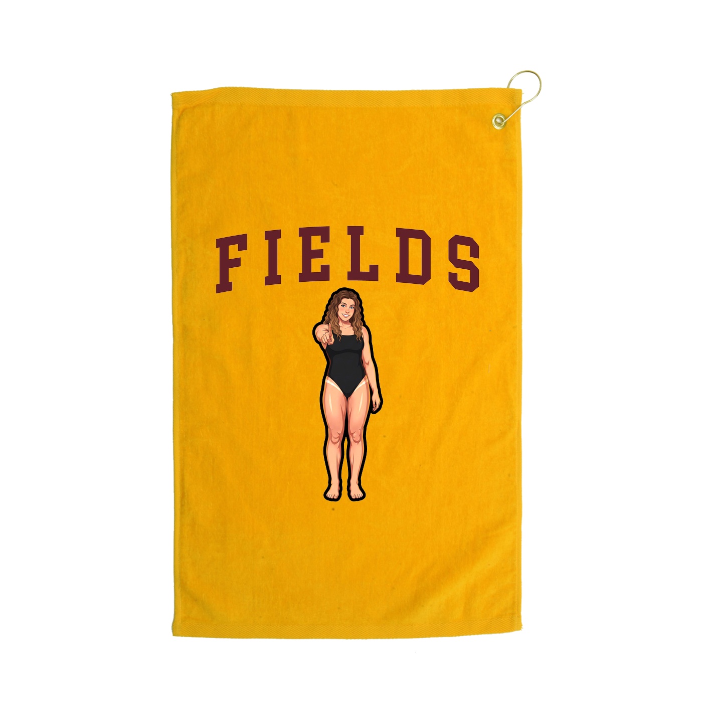 Golf Towel — Shirsey in Gold