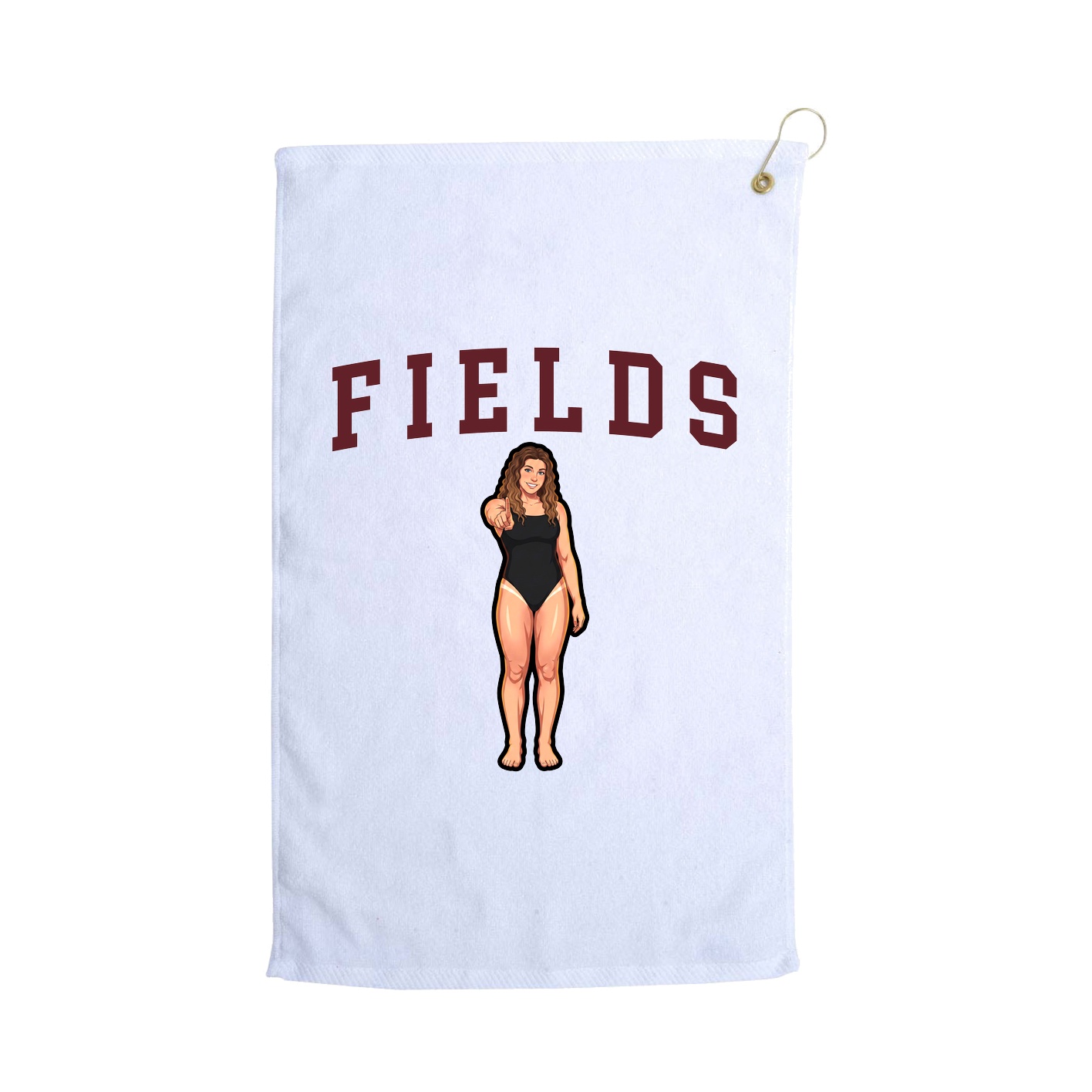 Golf Towel — Shirsey in White