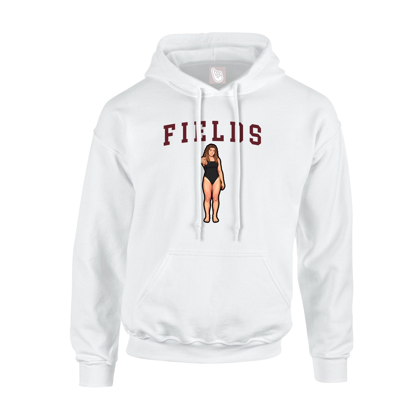 Hoodie — Shirsey in White