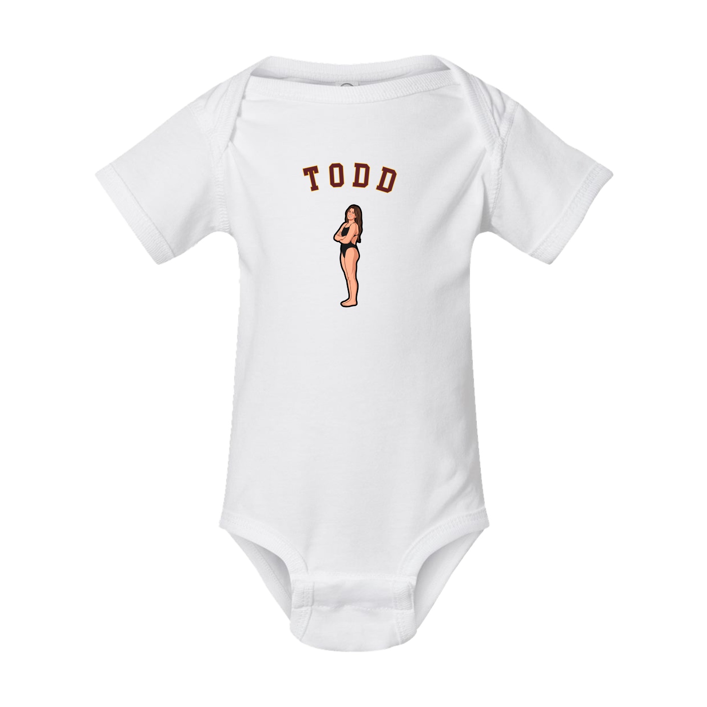Baby Onesie — Shirsey Arch in White