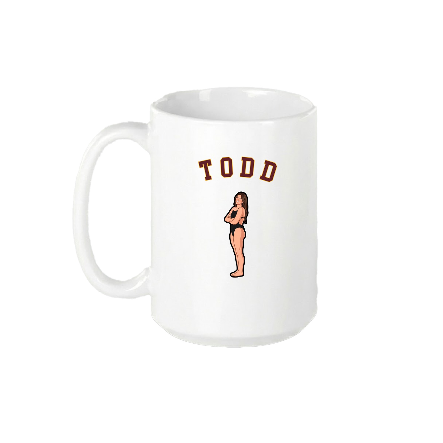 15oz Coffee Mug — Shirsey Arch in White
