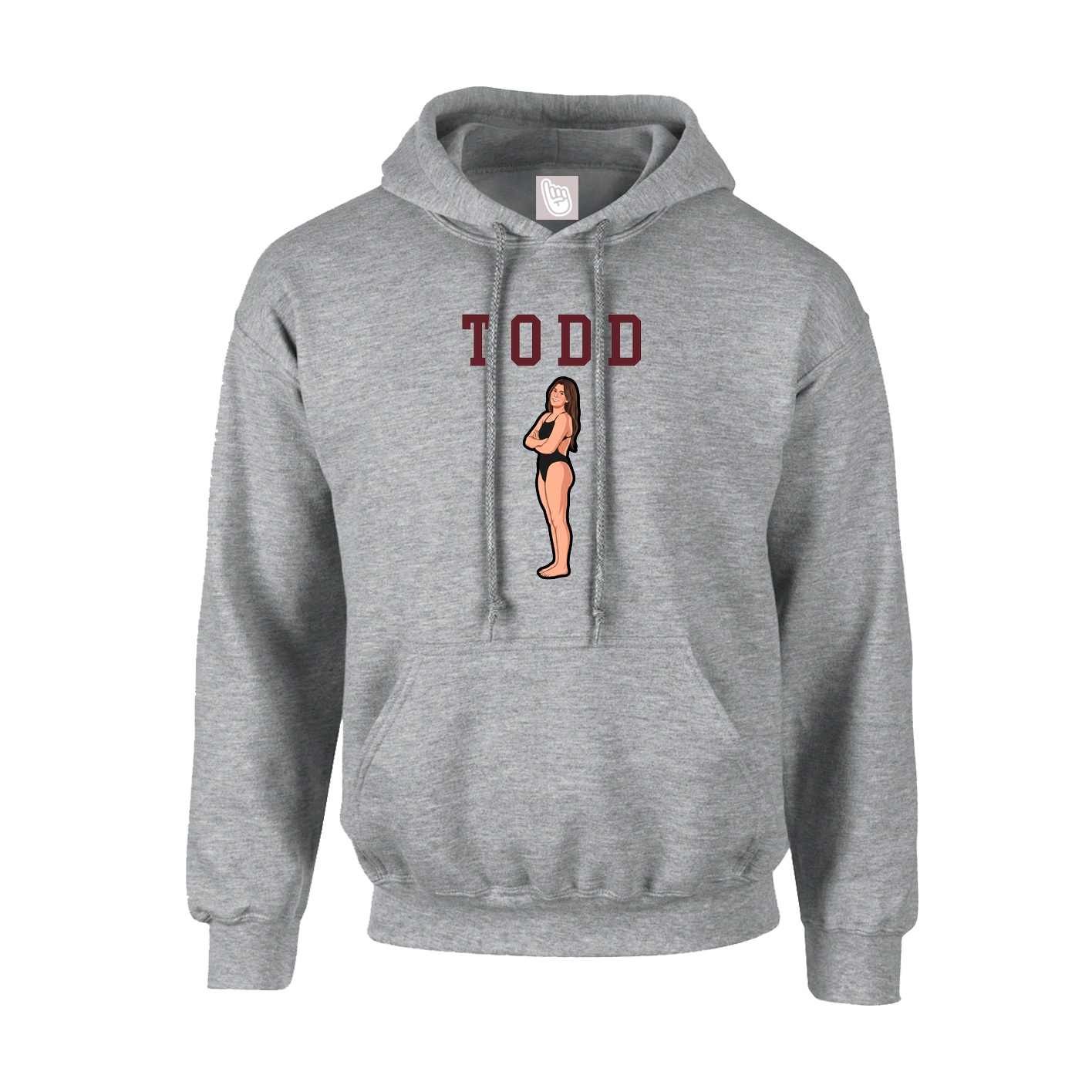 Hoodie — Shirsey in Grey