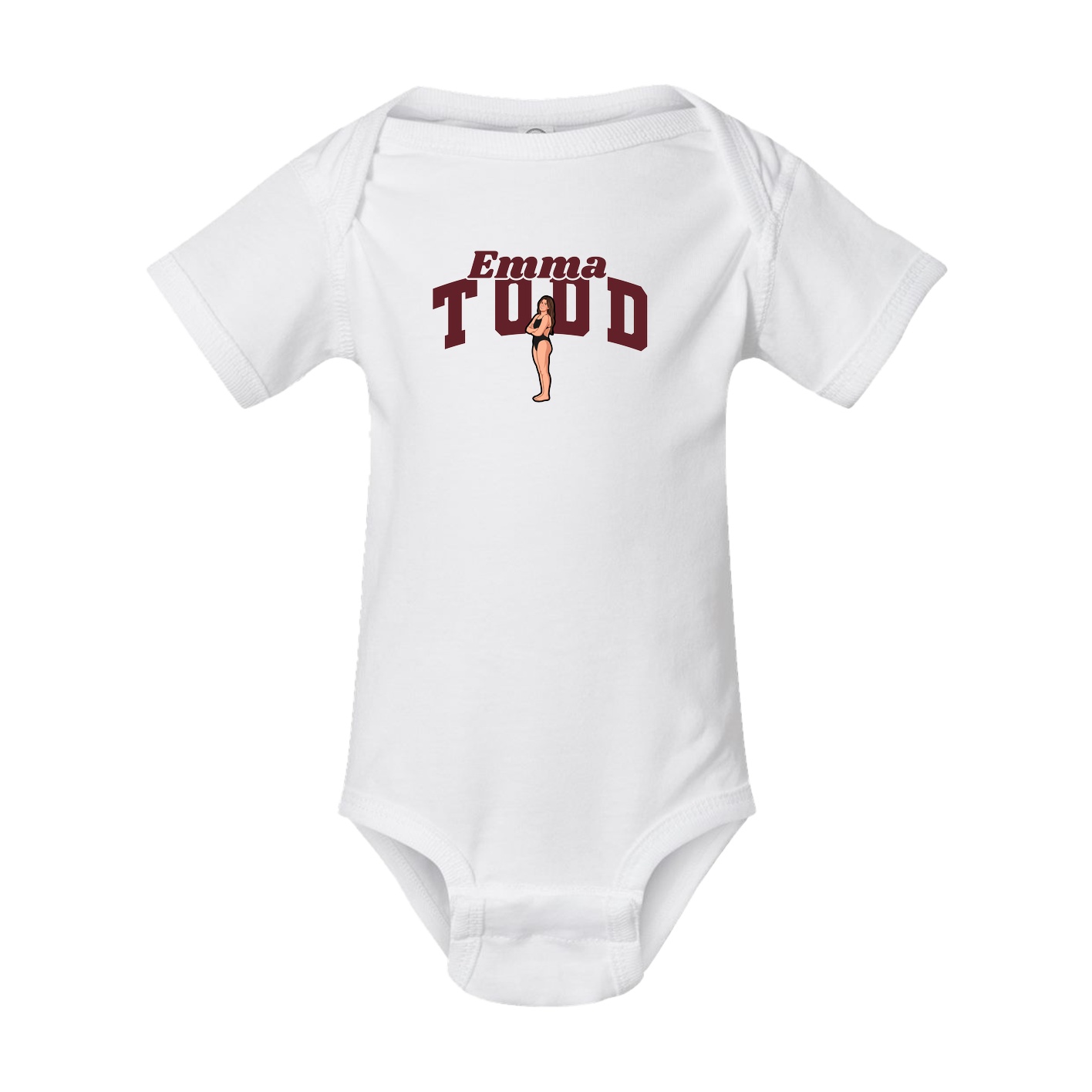 Baby Onesie — Signature Arch in White