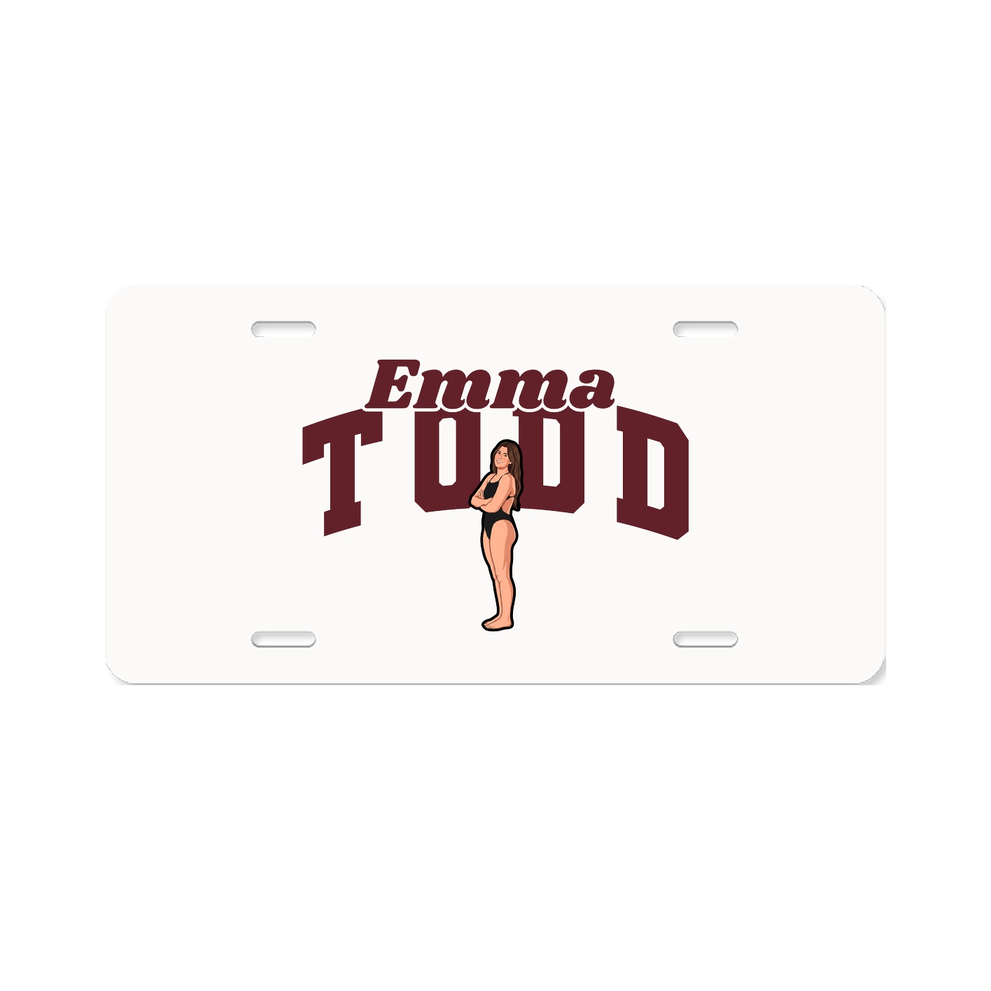 License Plate — Signature Arch in Classic