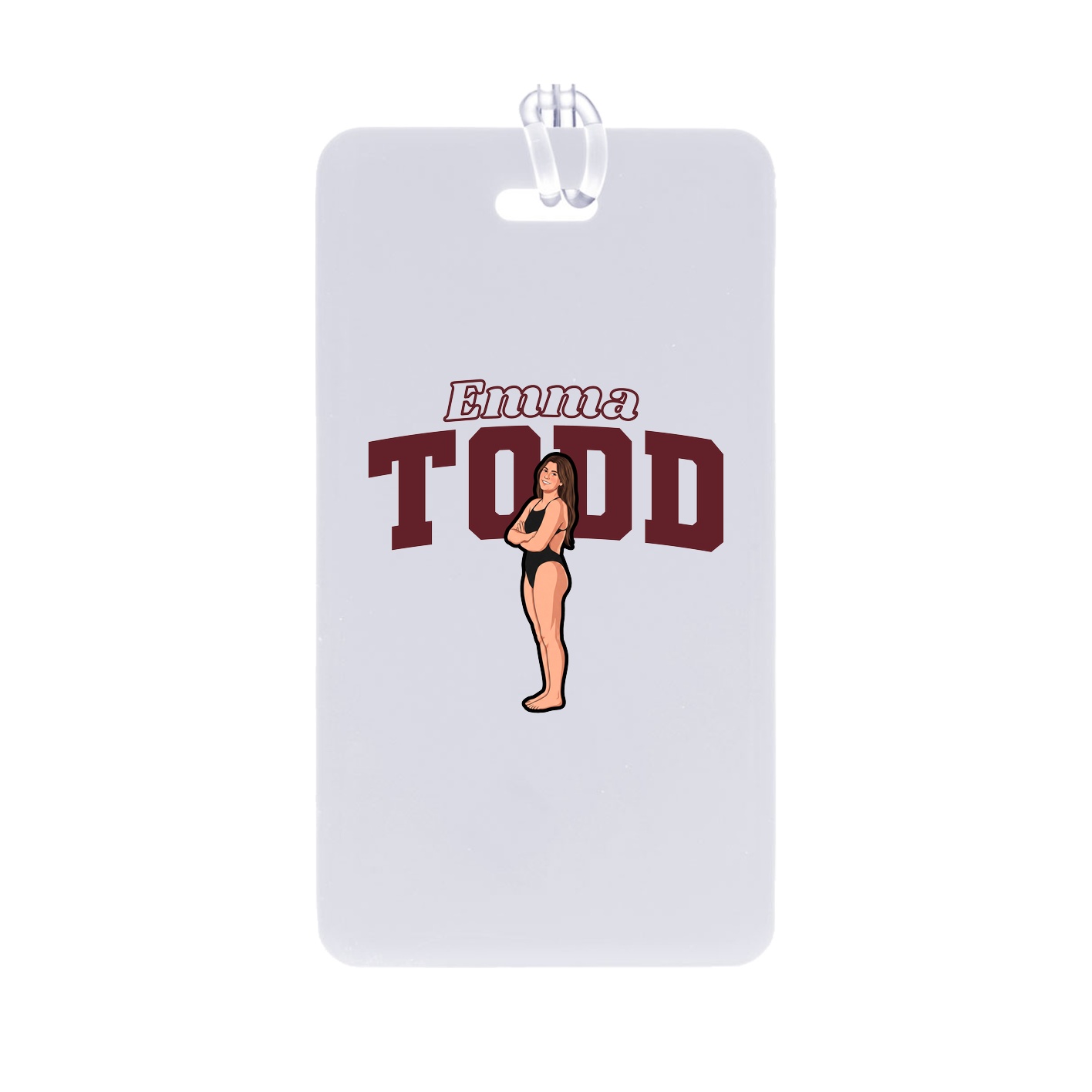 Bag Tag — Name Arch in Classic