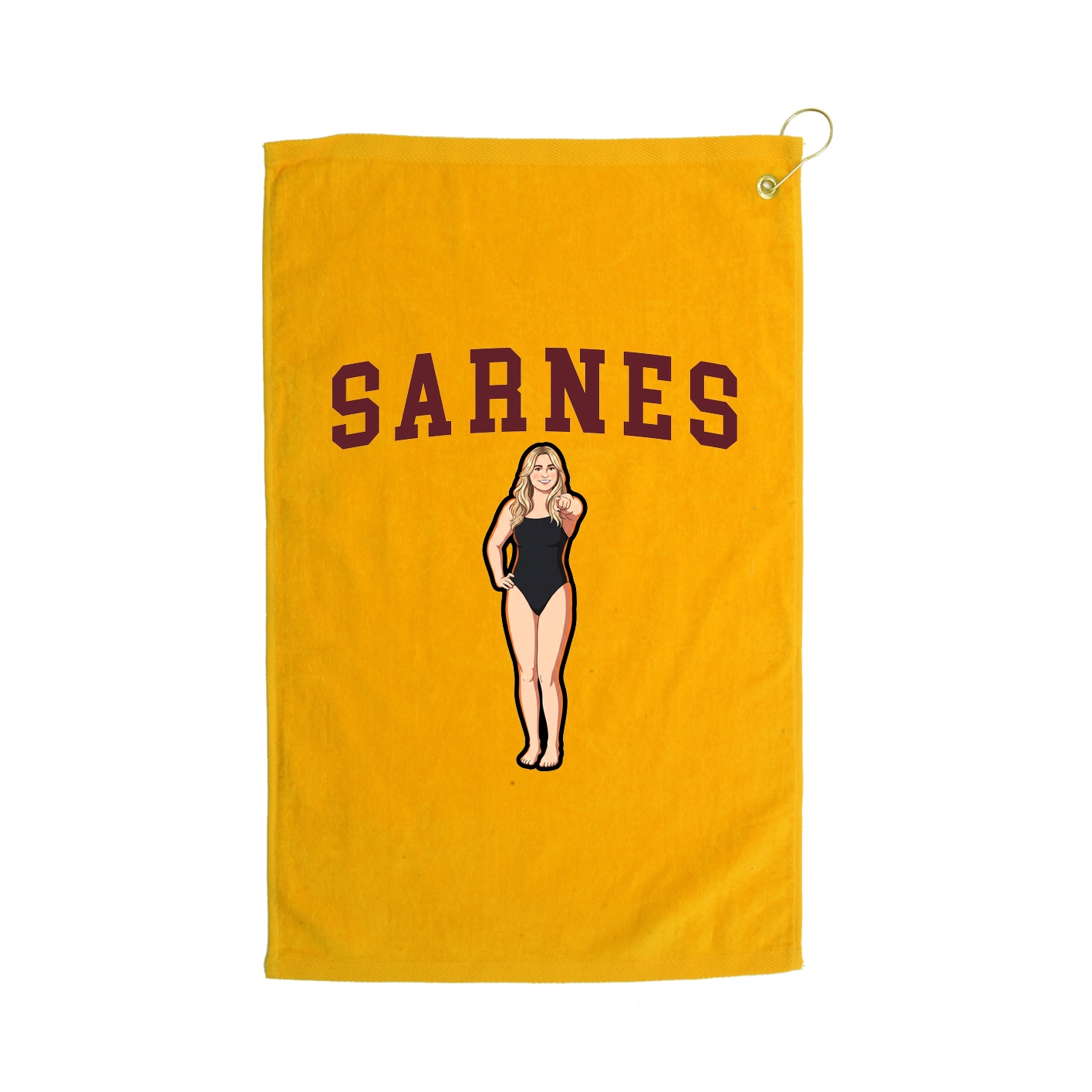 Golf Towel — Shirsey in Gold