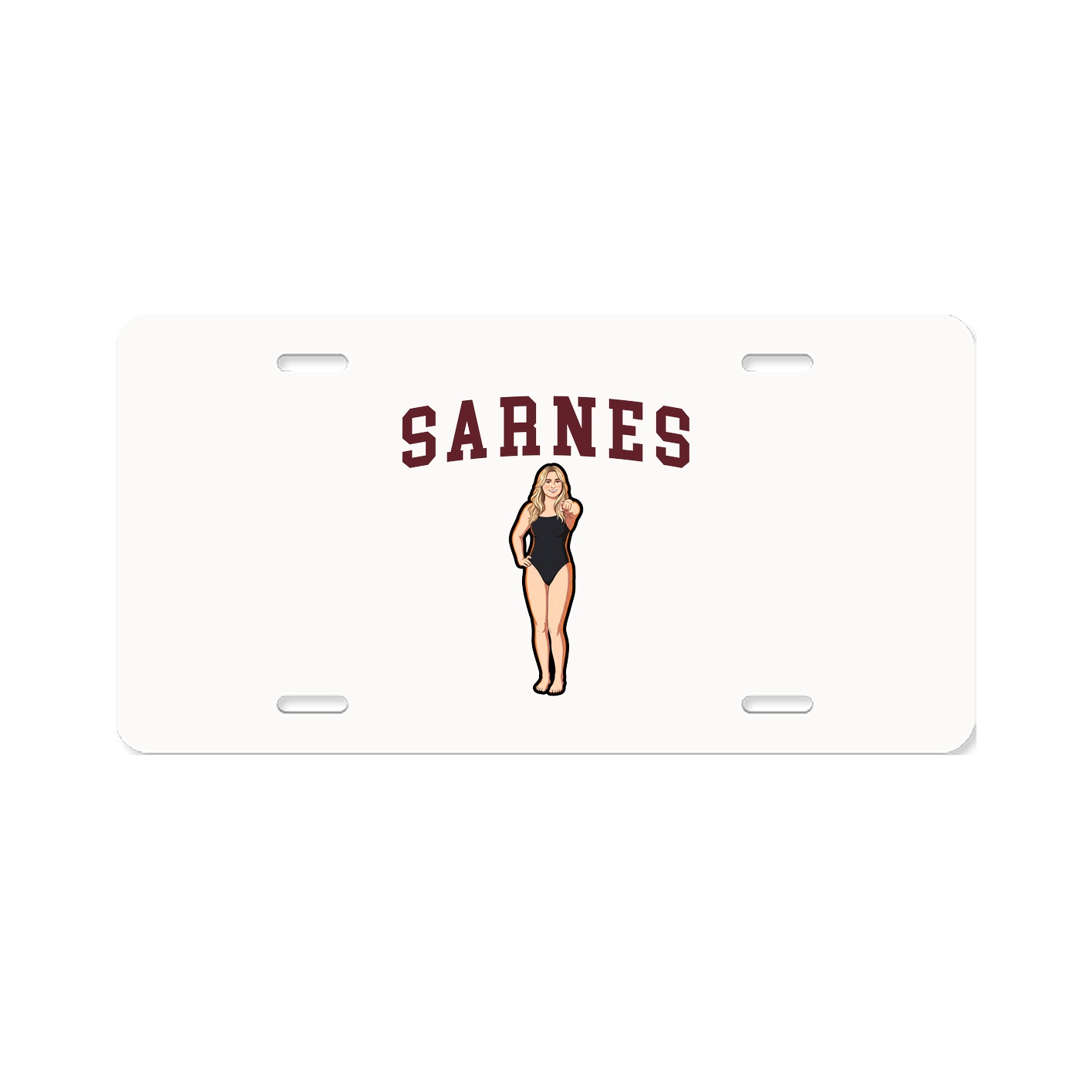 License Plate — Shirsey in Classic