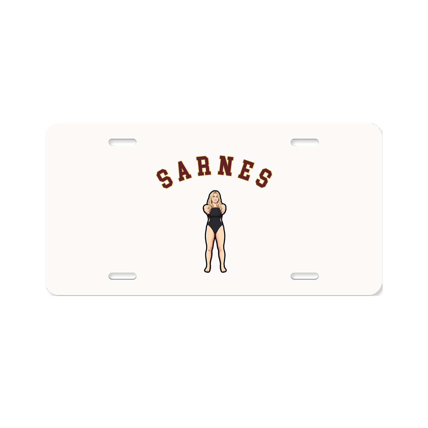 License Plate — Shirsey Arch in Classic