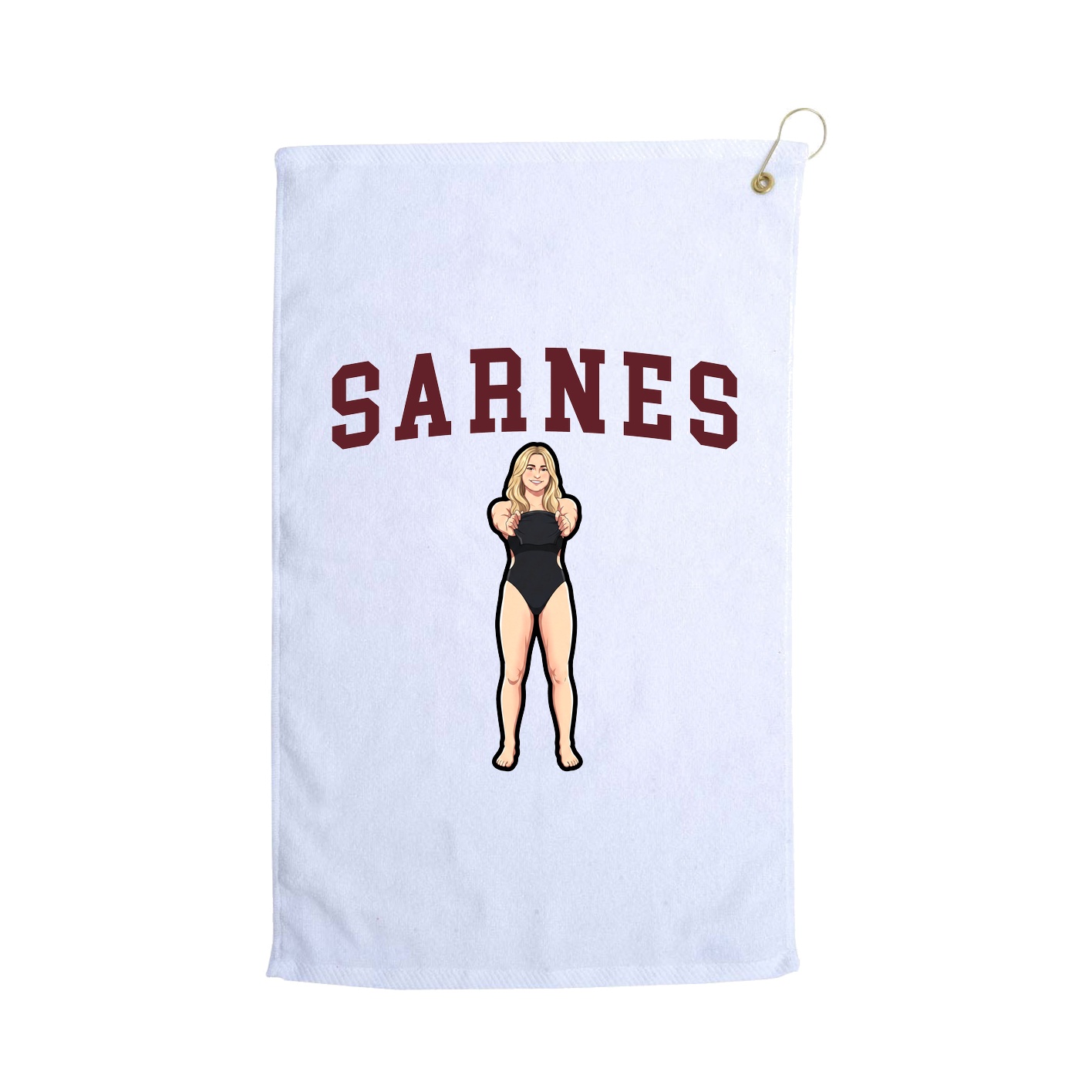 Golf Towel — Shirsey in White