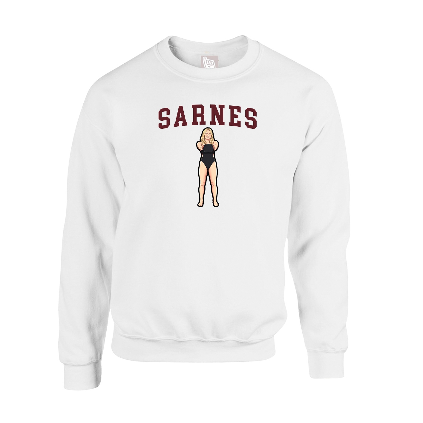 Fleece Crew — Shirsey in White