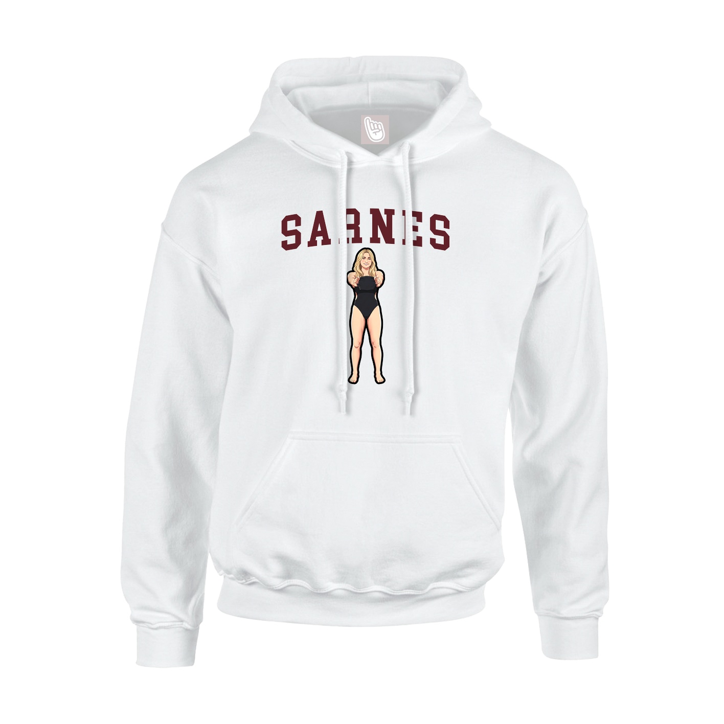 Youth Hoodie — Shirsey in White