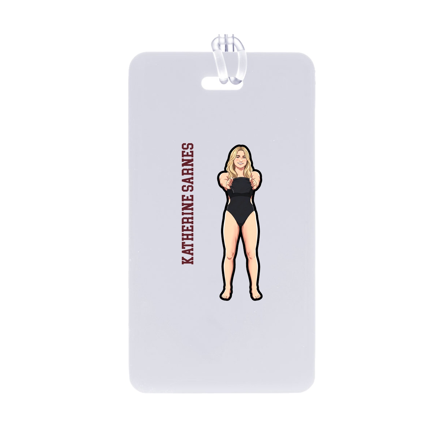 Bag Tag — Name Vertical in Classic