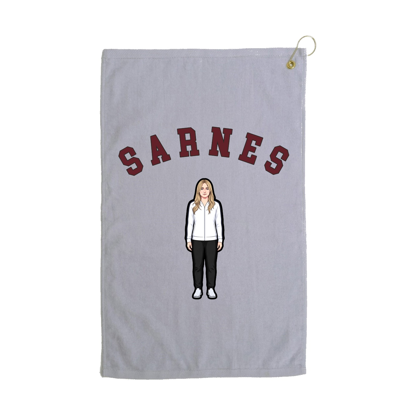 Golf Towel — Shirsey Arch in Grey
