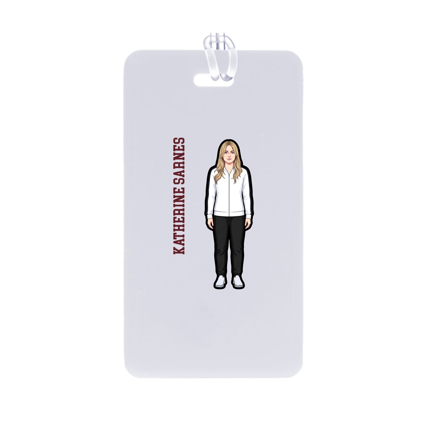 Bag Tag — Name Vertical in Classic