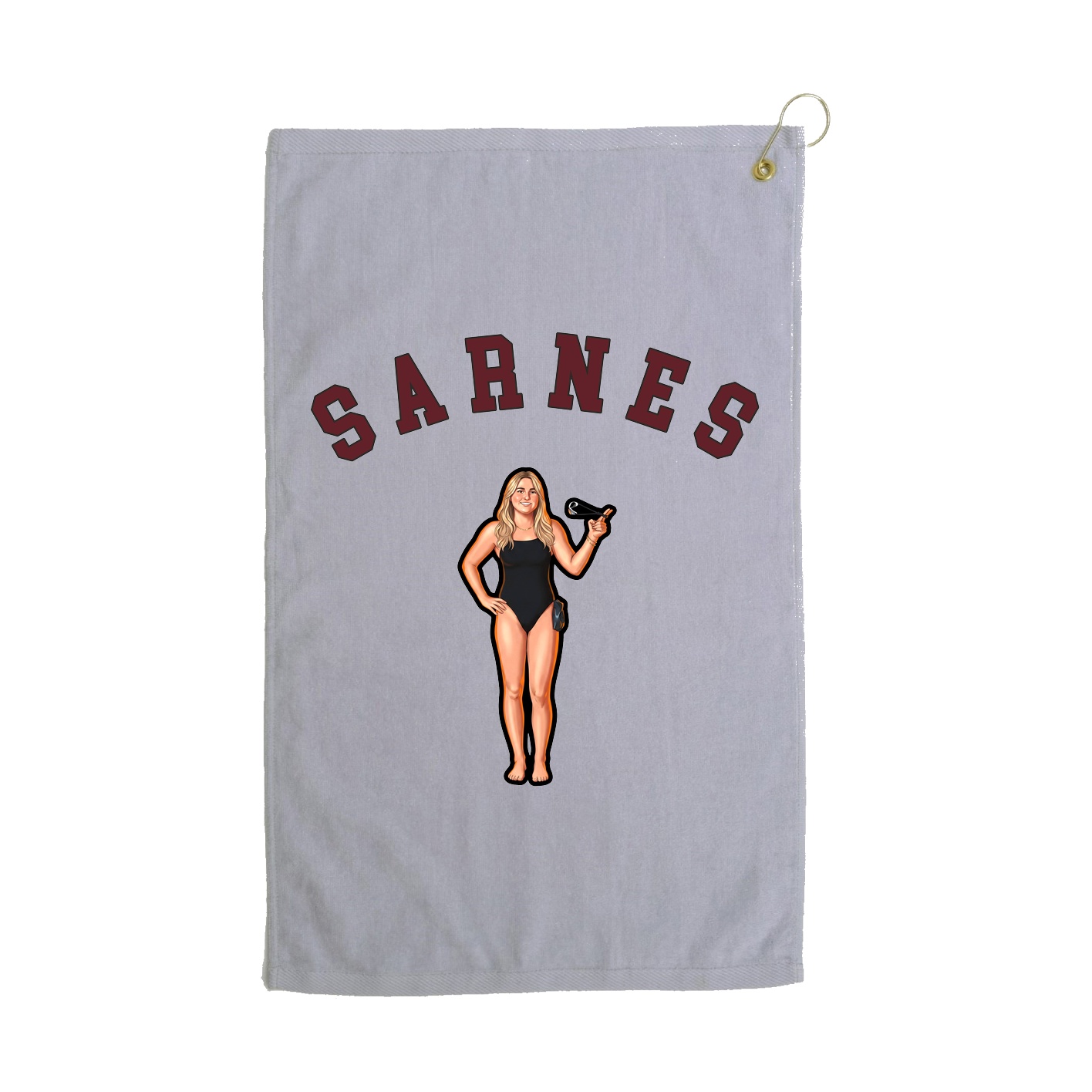 Golf Towel — Shirsey Arch in Grey