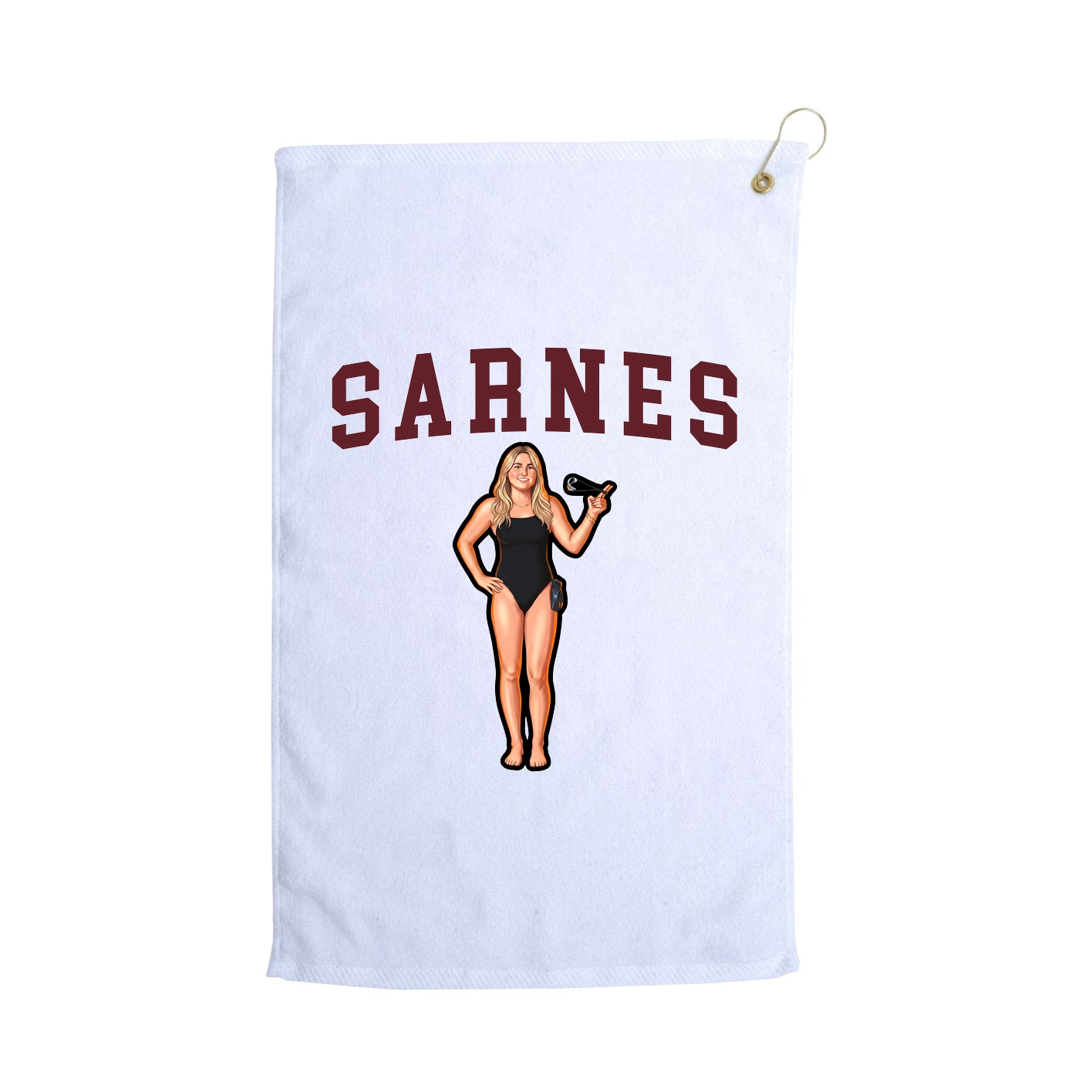Golf Towel — Shirsey in White