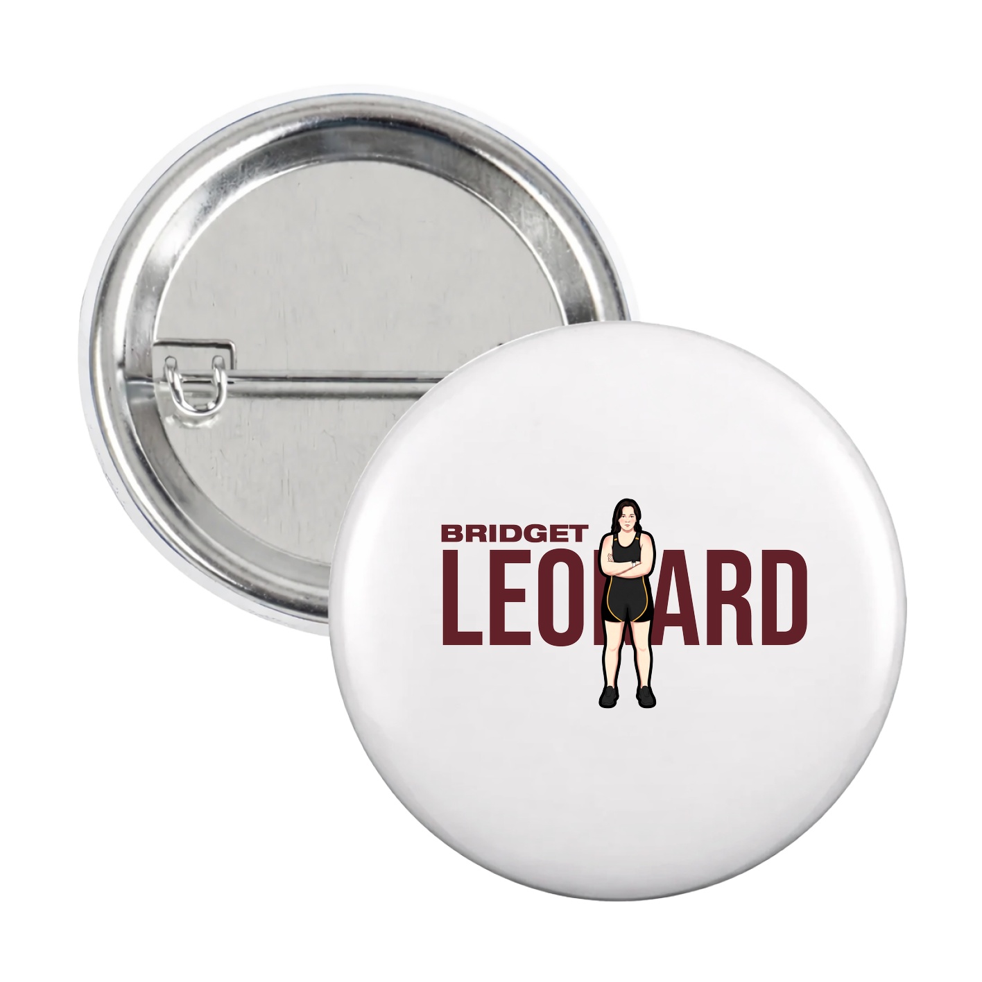 Game Day Button — Player Name in White