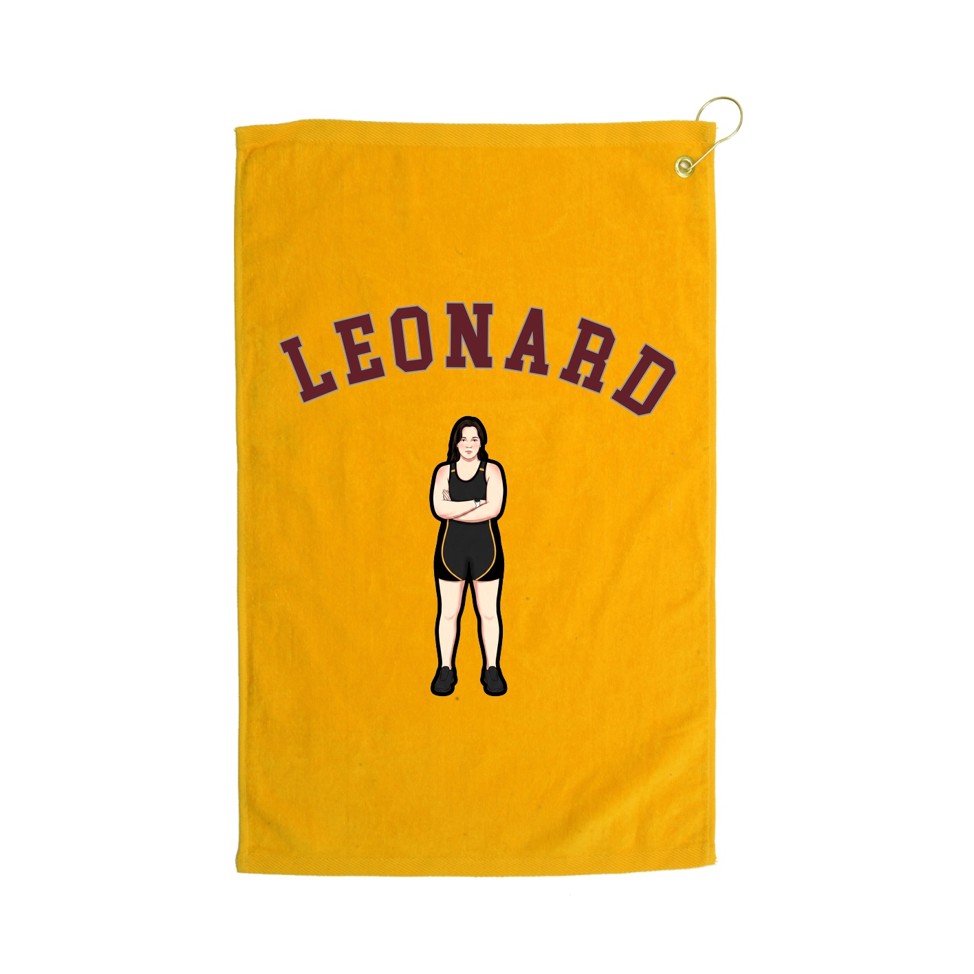 Golf Towel — Shirsey Arch in Gold