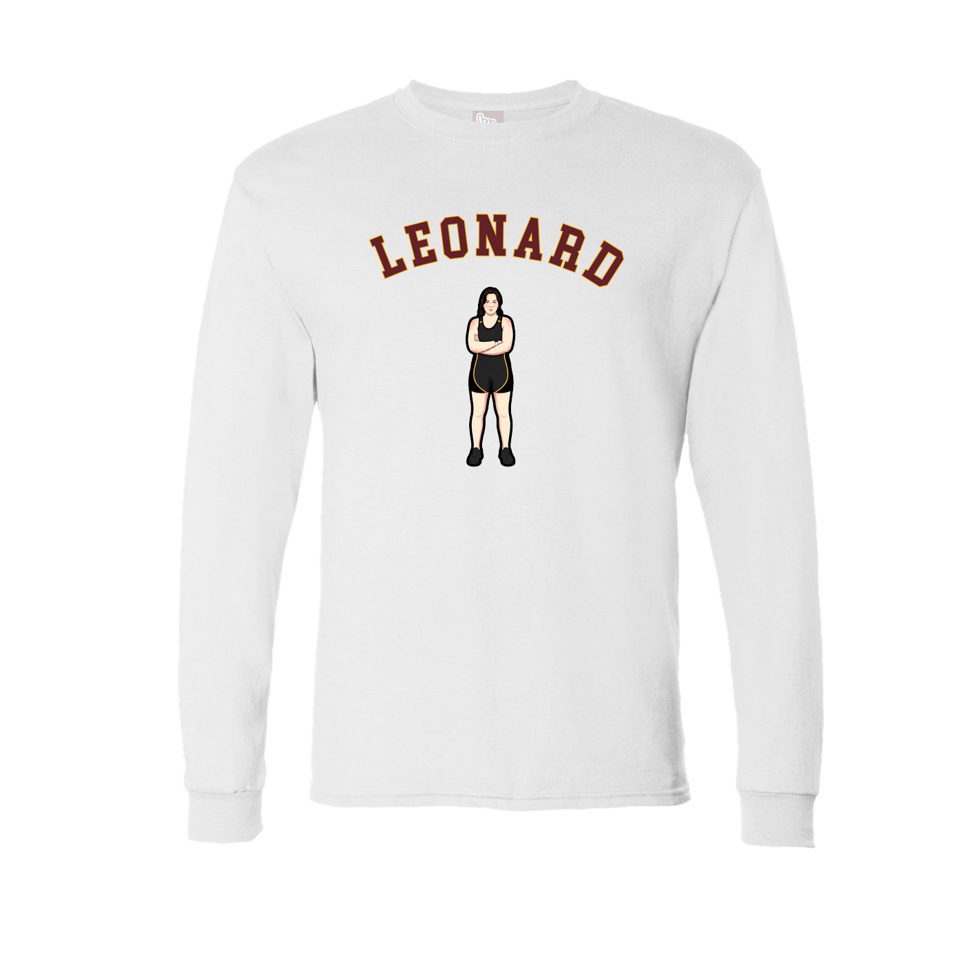 Long Sleeve Tee — Shirsey Arch in White