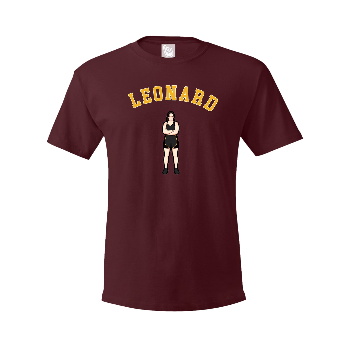 Youth Tee — Shirsey Arch in Maroon