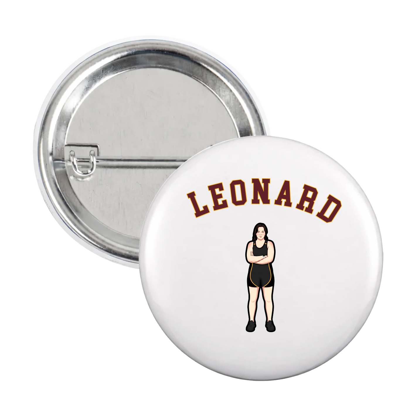 Game Day Button — Shirsey Arch in White
