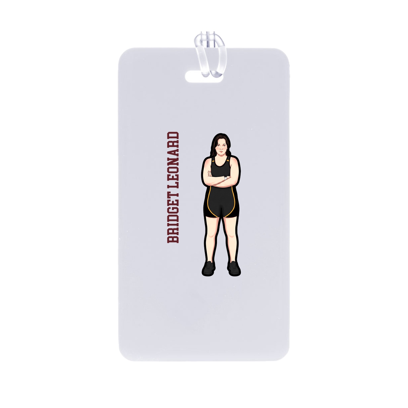 Bag Tag — Name Vertical in Classic
