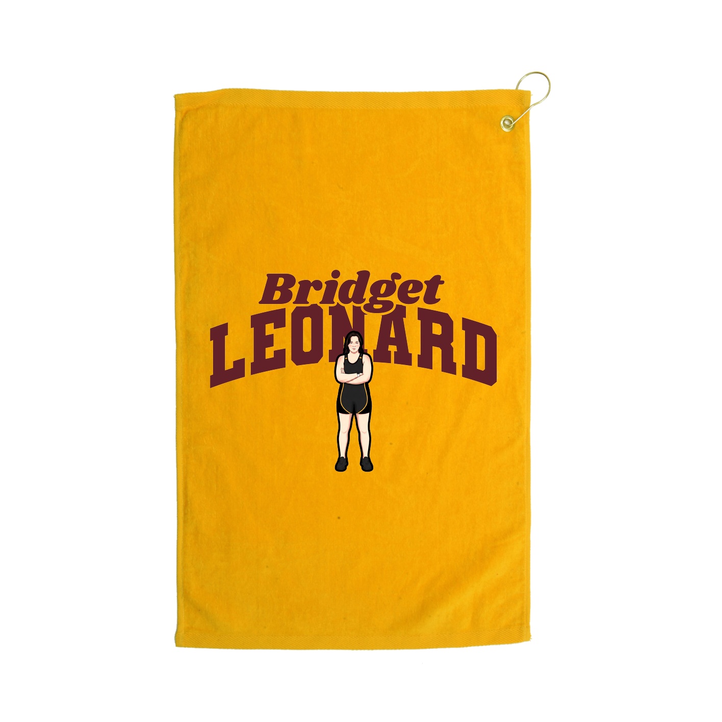 Golf Towel — Signature Arch in Gold