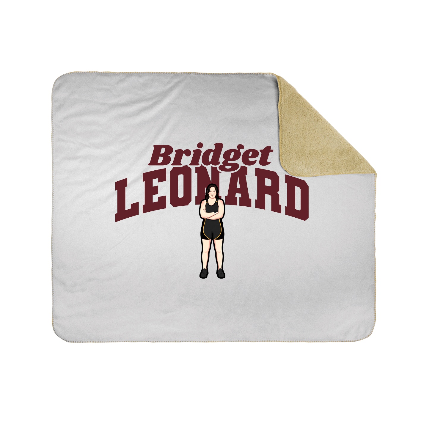 Throw Blanket — Signature Arch in White