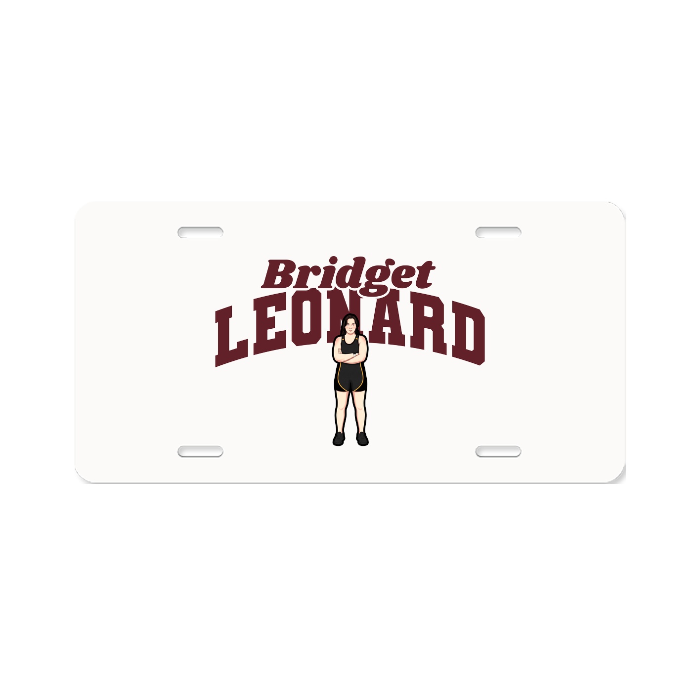 License Plate — Signature Arch in Classic