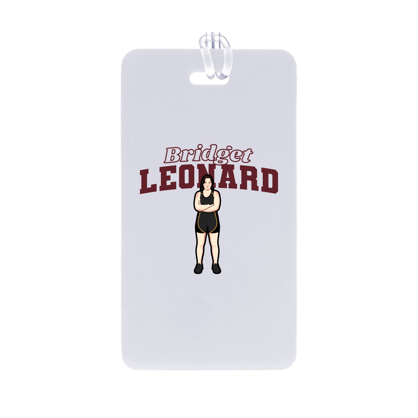 Bag Tag — Name Arch in Classic